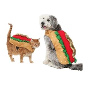 Vibrant Life Hot Dog Halloween Pet Costume For Dog Or Cat  Size Medium